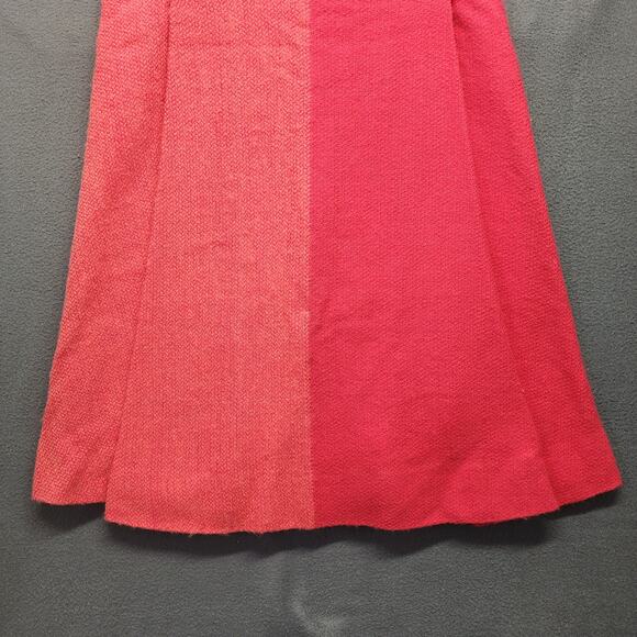 Countess Ebba Von Eckermann Vtg 60s Dress Womens Wool Pink Sweden Tagged 16 - Picture 15 of 16